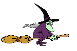 witch on broom